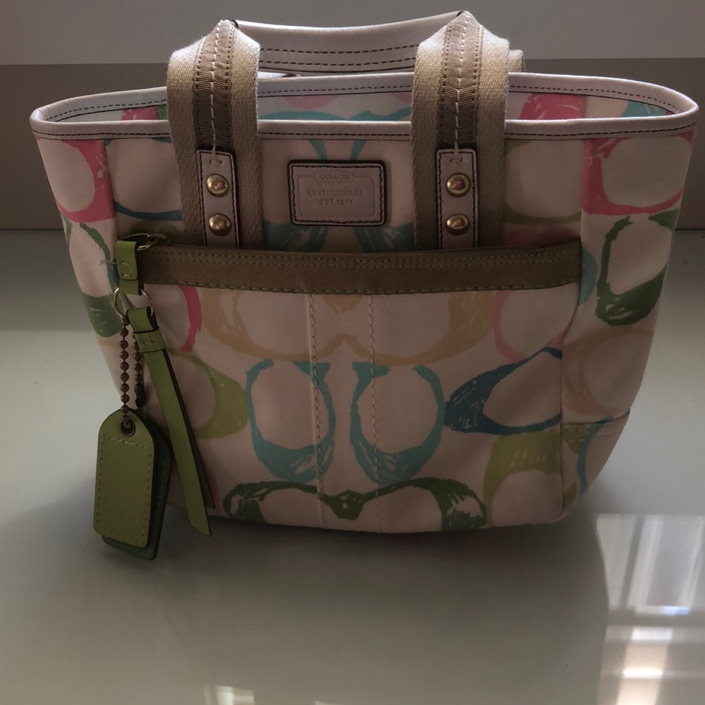 Y2K 100% authentic coach multicolor bag